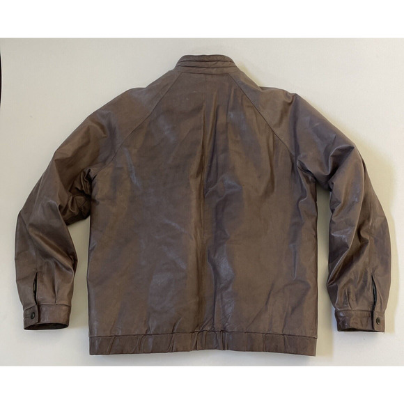 Vintage Jean-Paul Germain Leather Jacket Mens Bomber 40‎ Medium Y2K 1990s Coat - Picture 2 of 16